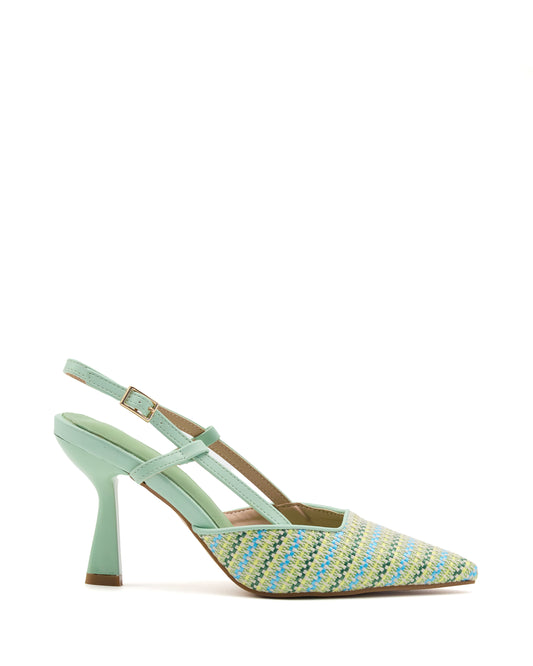 Luisa Ecopelle Verde Acqua