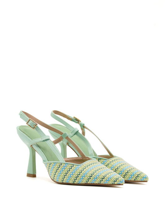 Luisa Ecopelle Verde Acqua